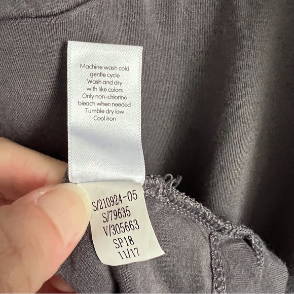 Athleta La Palma Dress Grey Mauve Sleeveless Cross Front Skirt Mini Womens Small - Picture 4 of 10